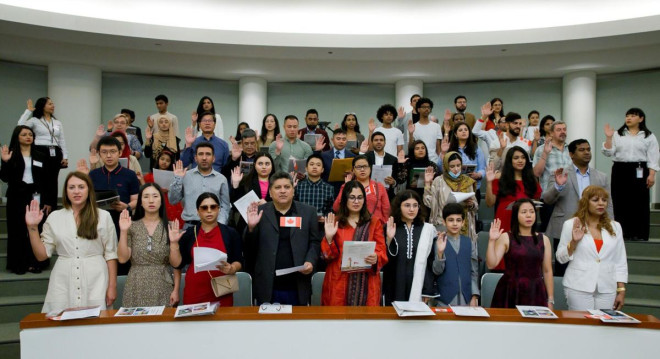 Citizenship Ceremony in Markham Jul 1., 2023