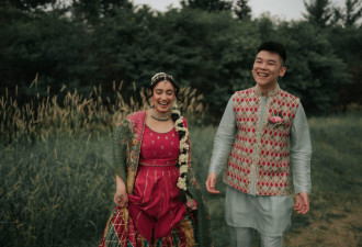多伦多越南裔小哥迎娶邻家印度妹子！四天华丽婚礼！这很加拿大！