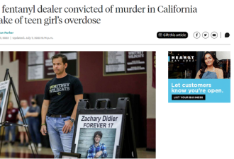 致15岁少女过量身亡 加州首例芬太尼谋杀案定罪