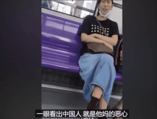 上海地铁女子辱华：称看穿“中国人恶心”！