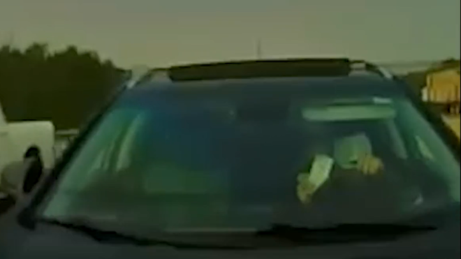 OPP say that charges are pending for the driver of the Cadillac; a 19-year-old from Mississauga. (OPP via Twitter) 