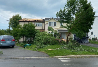 龙卷风袭渥太华损坏125房屋