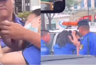 陕西俩女城管在街头互殴 视频引舆论群嘲