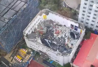 整片楼顶垮了 黑龙江体育馆塌埋排球队
