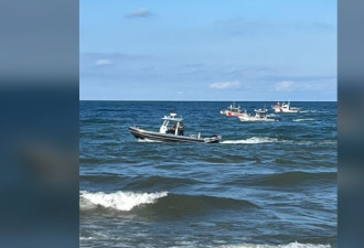 14岁少年在安大略湖乘充气船落水失踪