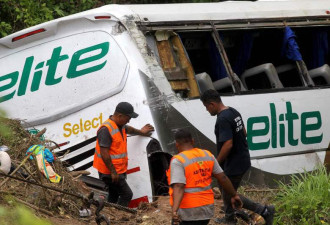 墨西哥再传重大交通意外 巴士坠谷 至少17死22伤
