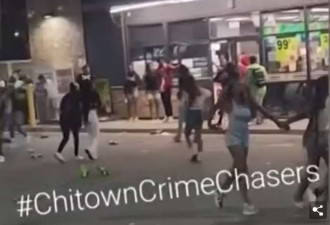 400名青年洗劫商店 芝加哥市长:这不是暴民行为