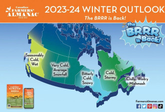 老农年鉴预报：加拿大今年秋天偏冷 入冬早且降雪多