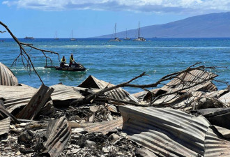 夏威夷野火 他们跳海捡回一命 抱木板随水漂流