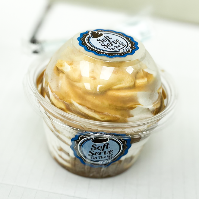 Soft Serve on the Go - Caramel Vanilla (ice cream) - 8 fl oz - Unit