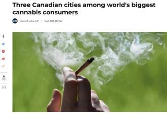 请叫我“加麻大”！加国三城名列全球大麻消费前20名，亚洲一城上榜