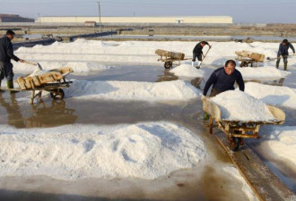 中国多地紧急通告 串通操纵盐价可罚款500万元
