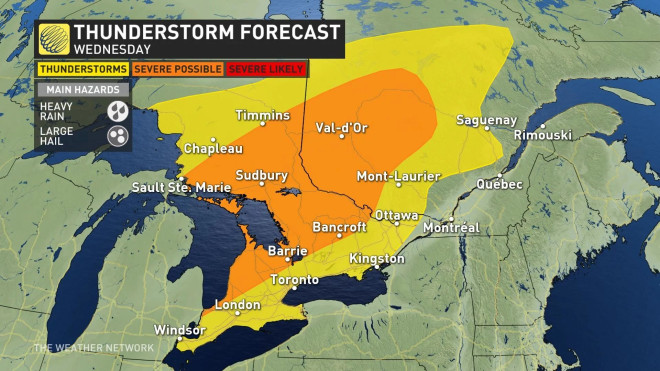 Baron - ON Wednesday storm risk - Sept6