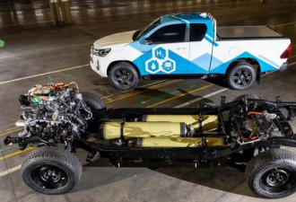 丰田发布Hilux氢燃料电池原型车 续航里程587公里