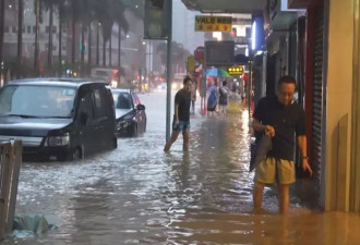 百年一遇大暴雨！已致110人受伤,香港紧急公告...