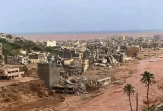 利比亚飓风引发毁灭性洪水 或2千人死亡