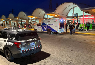 TTC地铁站外打架 4人受伤包括警察