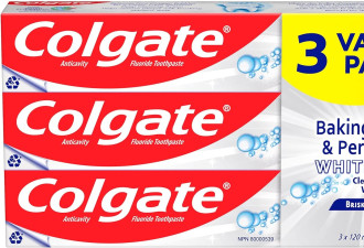 Colgate 小苏打和过氧化物美白牙膏 3支装120毫升