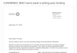 BMO银行突然宣布：关闭一项贷款业务+大裁员