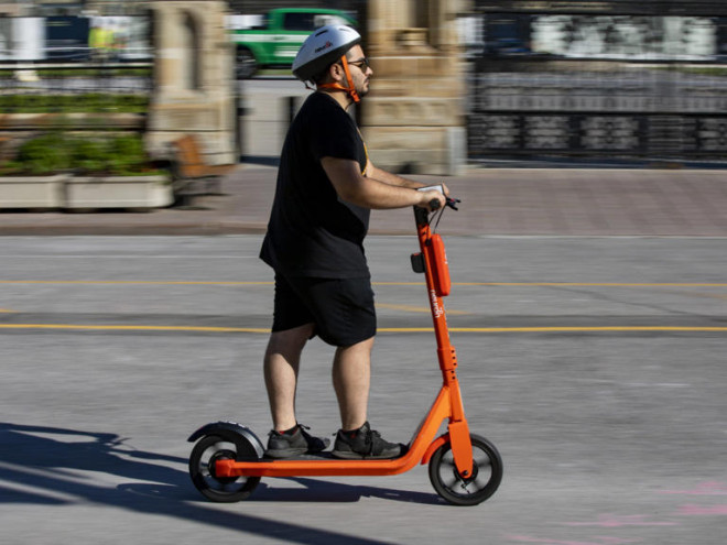 E-scooters have been banned in the City of Toronto since 2021, though city council is reexamining that position, and the ban has not stopped the vehicles from being widely used.