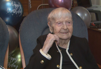 多伦多女人瑞庆祝112岁生日！分享长寿秘诀