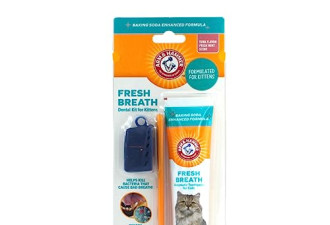 Arm&amp;Hammer 猫猫牙刷+牙膏, 比宠物店面便宜喔