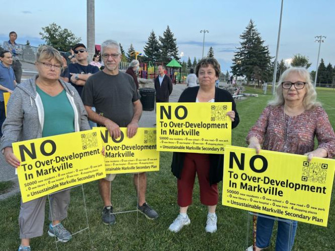 No over-development in Markville