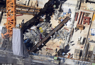东京钢骨坠落 15吨巨物压死2人 近照曝光