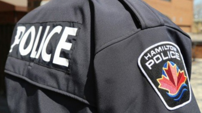 A Hamilton Police officer is seen in this undated photo. (Twitter/@HamiltonPolice)