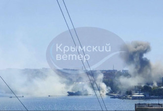 影片曝光！乌飞弹袭克里米亚 重创俄黑海舰队