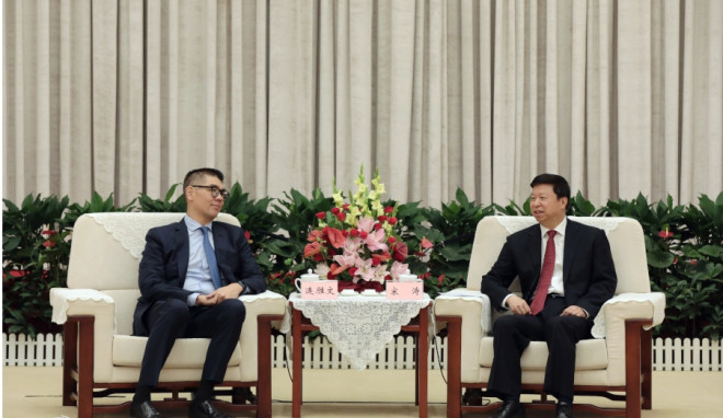 宋涛会国民党副主席连胜文:推动两岸关系重回正轨-侨报网