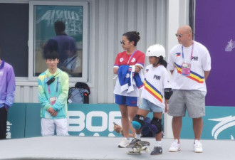 亚运最年轻选手！9岁丫头晋级滑板决赛