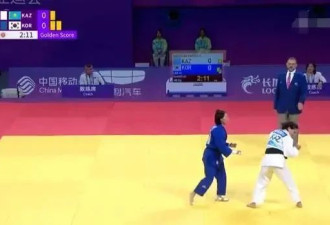 韩国柔道运动员“掌掴”对手被罚下场