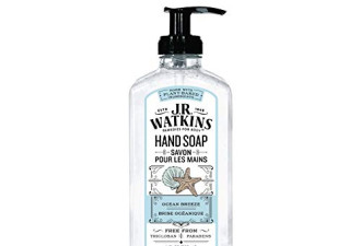 J.R. Watkins 凝胶海洋风洗手液 325ml 温和清洁 香味清爽