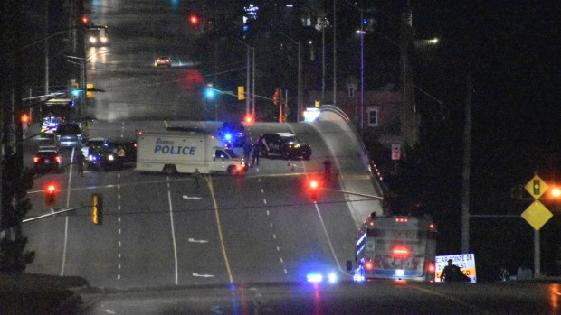 Police presence on Anne Street North