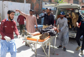 巴基斯坦2清真寺自杀炸弹攻击 至少57死60伤