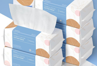 PoeticEHome 纯棉洁面洗脸巾 6包装一包$5