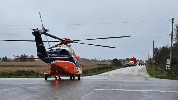 Five hurt Melancton crash