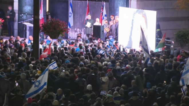 Israel and Palestinian rallies held in Toronto in wake of fighting | CP24.com