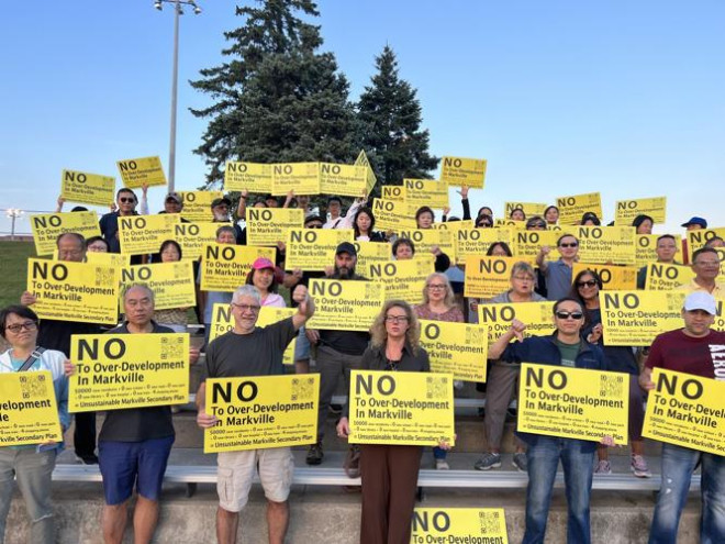 Markville Secondary Plan protest