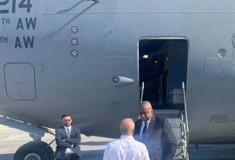 美国防部长奥斯汀抵达以色列 将检阅美国援以军火