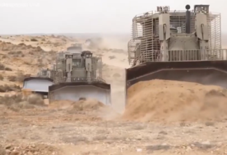 以色列最硬兵器挺进加萨 坦克沿边境部署