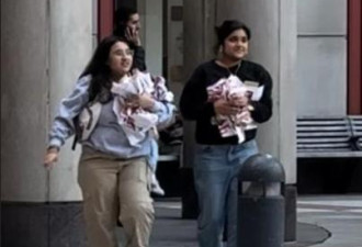疯传：纽约大学哈玛斯绑架人质海报遭她俩撕下