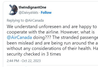 多伦多飞往印度航班紧急迫降，数百乘客滞留机场无人管