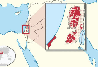 巴勒斯坦为何被以色列切割成165块飞地？