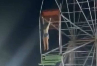 巴西游乐园摩天轮座椅突翻覆 2女童坠地重伤