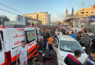 以军证实空袭加沙医院哈马斯救护车