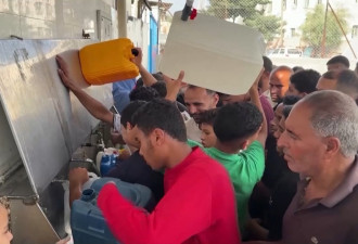 加沙陷饮用水危机：孩子被迫喝平时驴都不喝的水