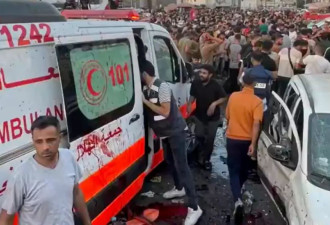 一支救护车队遭以色列军空袭，伤亡惨重