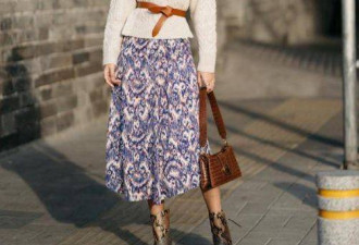 奶奶裙成为秋冬主流 看起来时尚又时髦